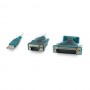Adaptor USB la Serial DB9M DB25M